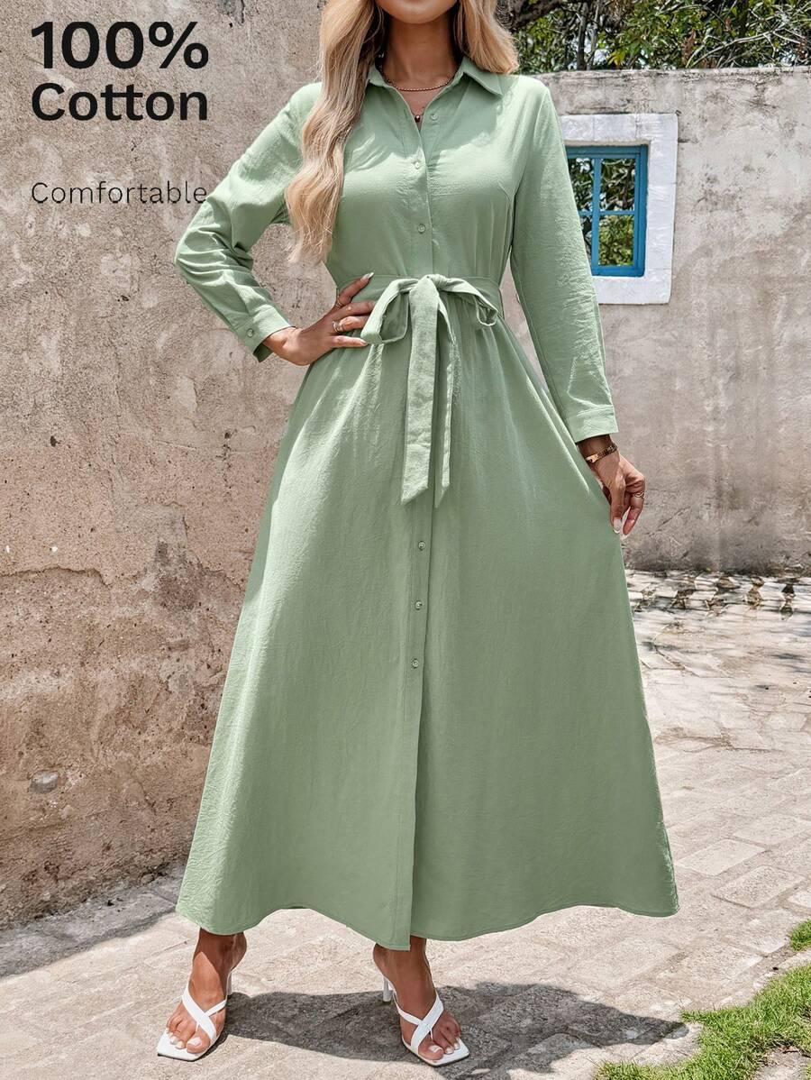 zielona maxi sukienka