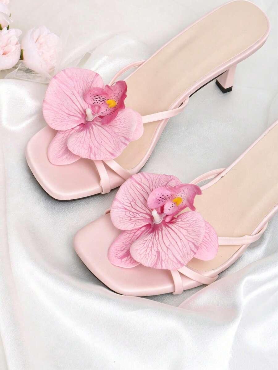 Klipsy ozdoby na buty kwiaty