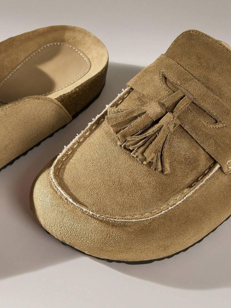 BRĄZOWE KLAPKI CASUAL