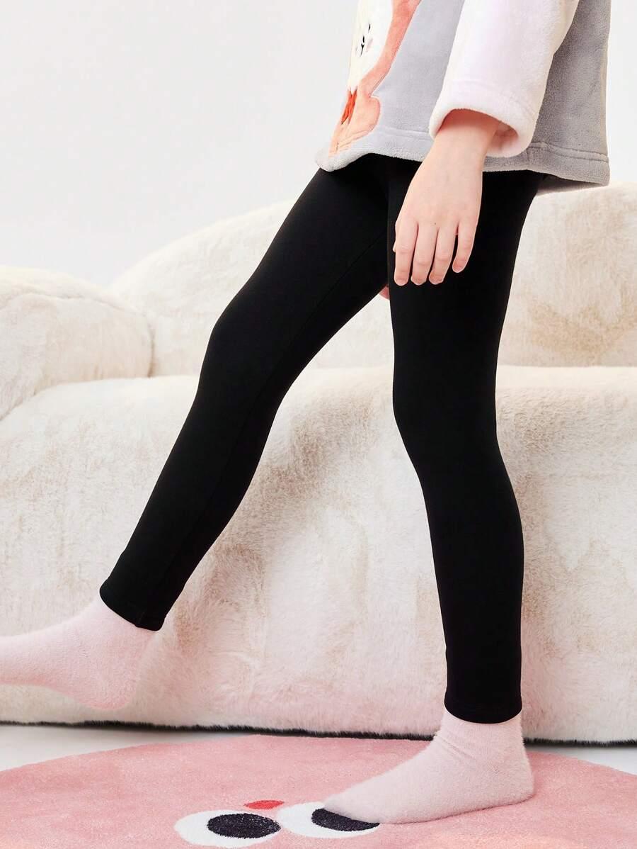 CZARNE OCIEPLANE LEGGINSY