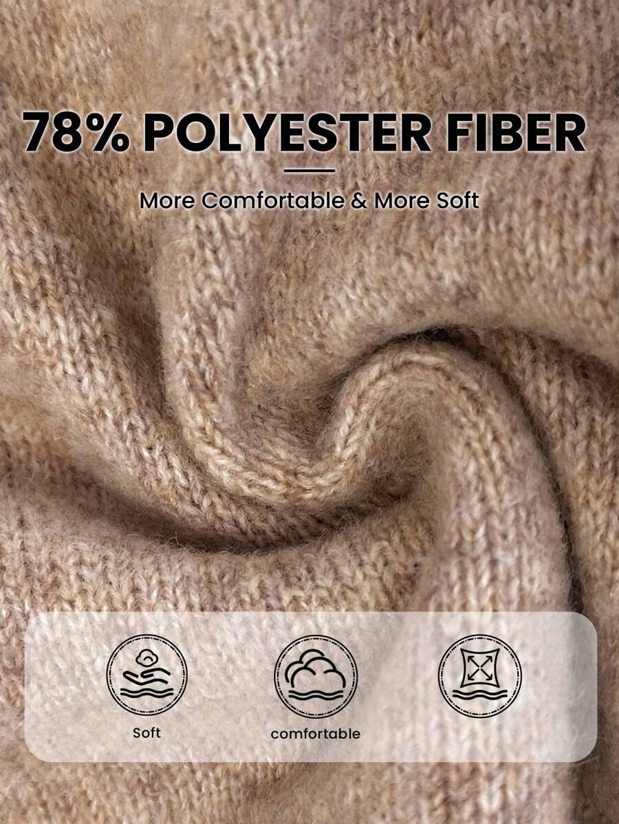 klasyczny sweter okrągły dekolt 