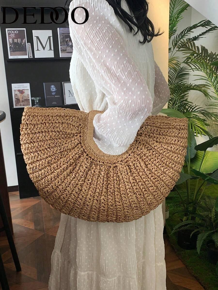 brązowa torebka boho