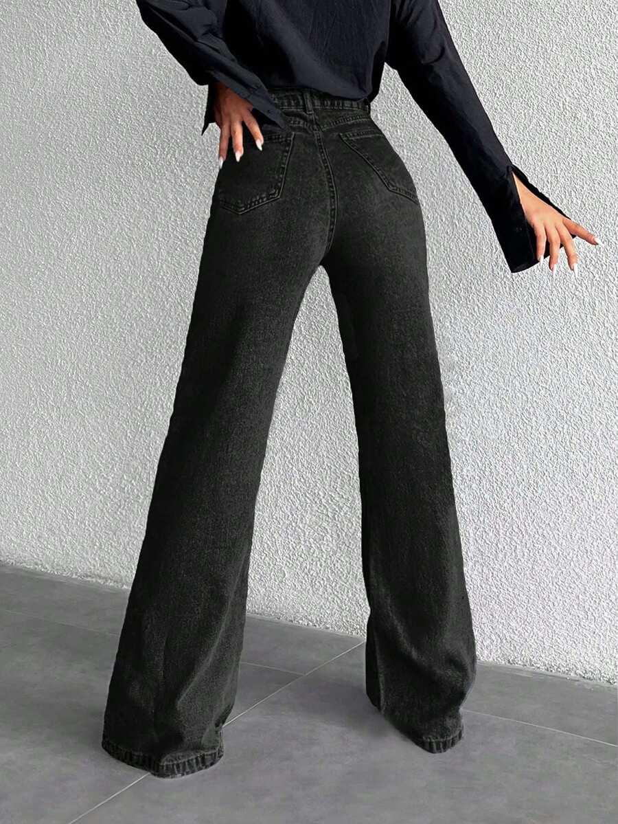 SPODNIE JEANS WYSOKI STAN