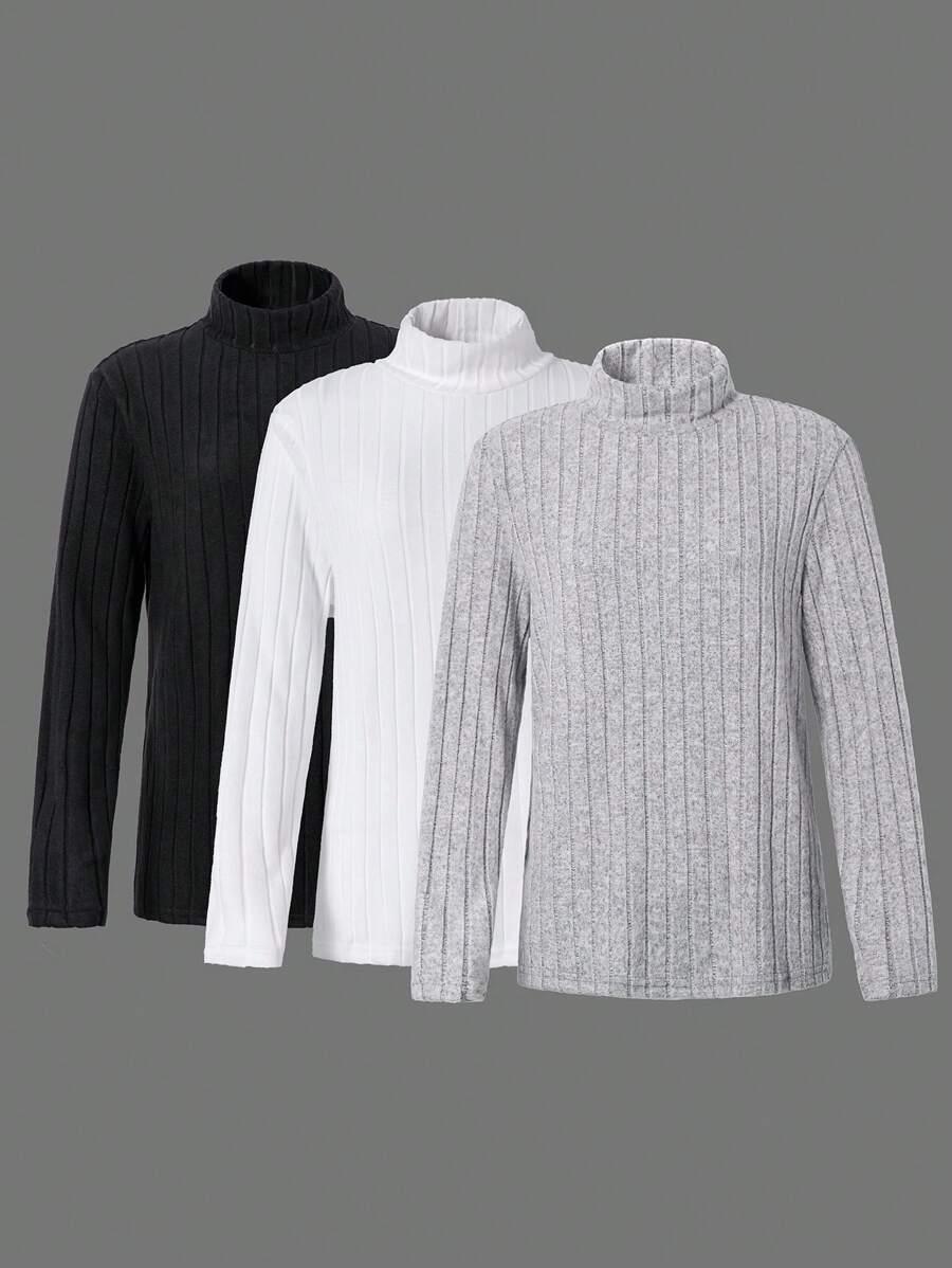 SWETER PRĄŻKI 3-PACK
