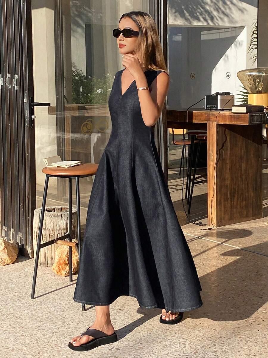 MAXI SUKIENKA JEANS