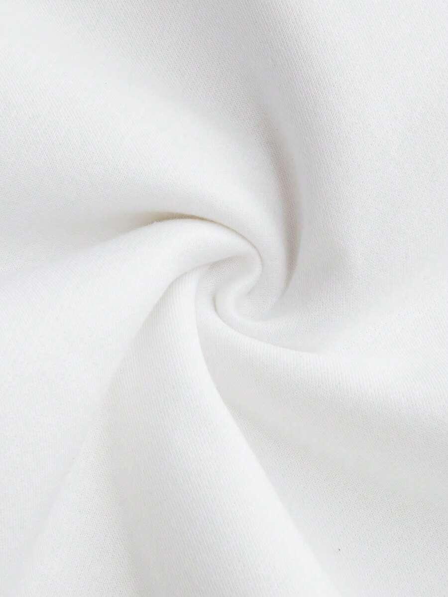 BIAŁA BLUZA PRINT 