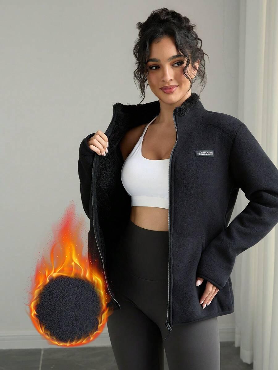 CZARNA BLUZA KIESZENIE