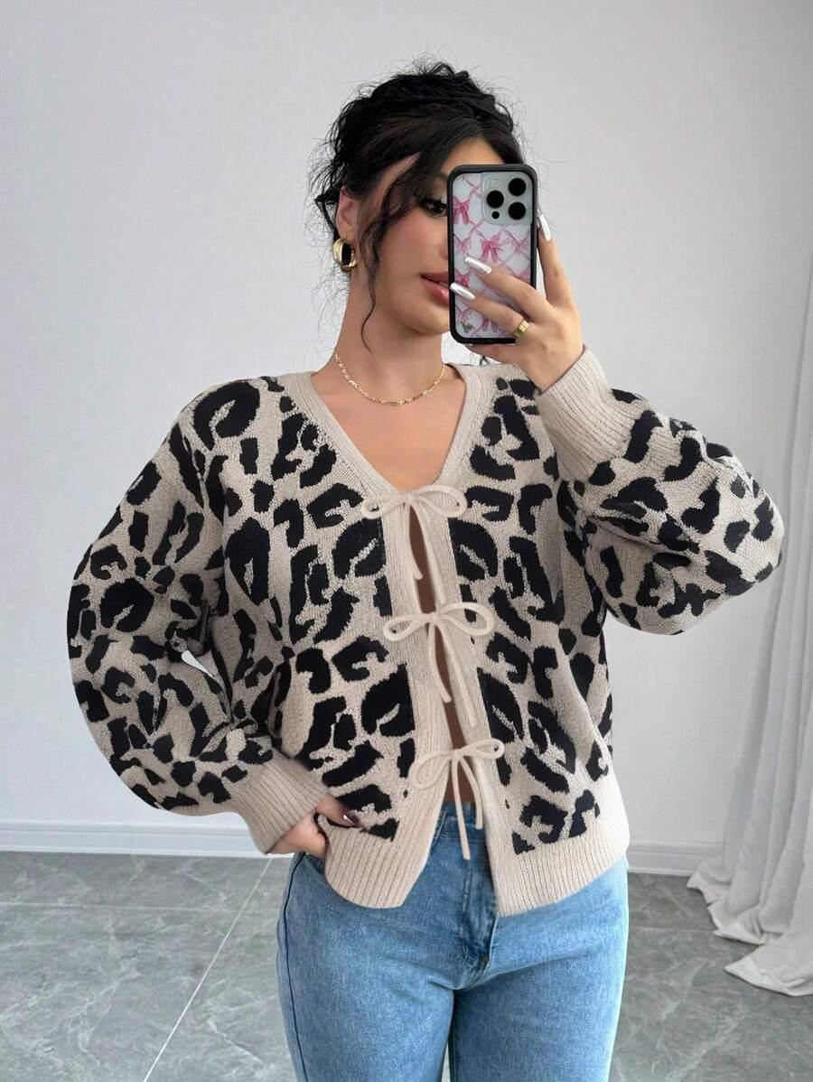 sweter animal print