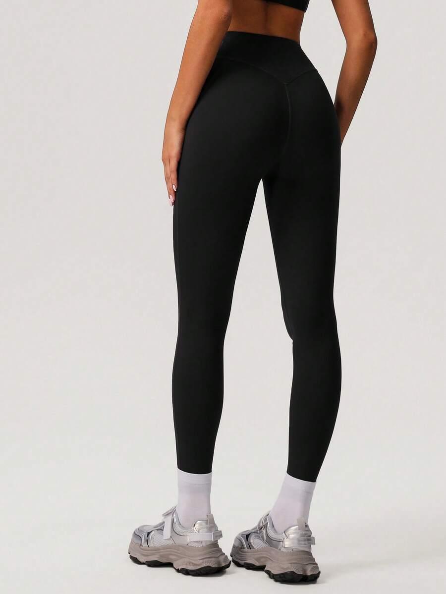 CZARNE LEGGINSY WYSOKI STAN 