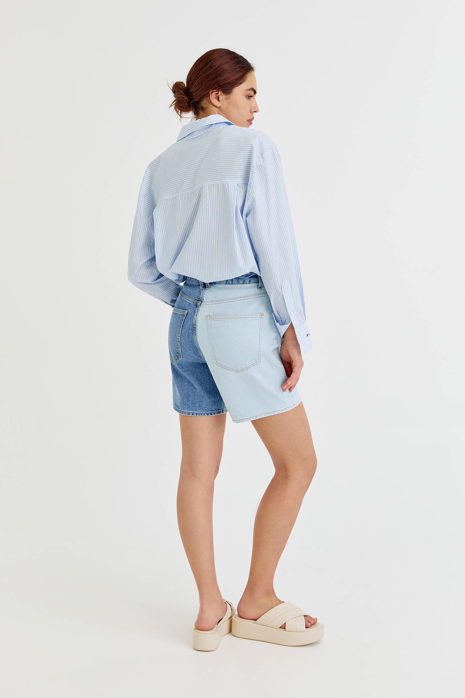 NIEBIESKIE SPODENKI JEANS
