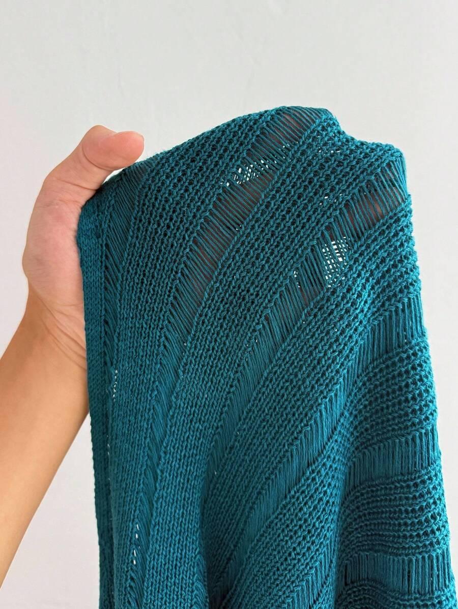 DZIANINOWY SWETER PASKI