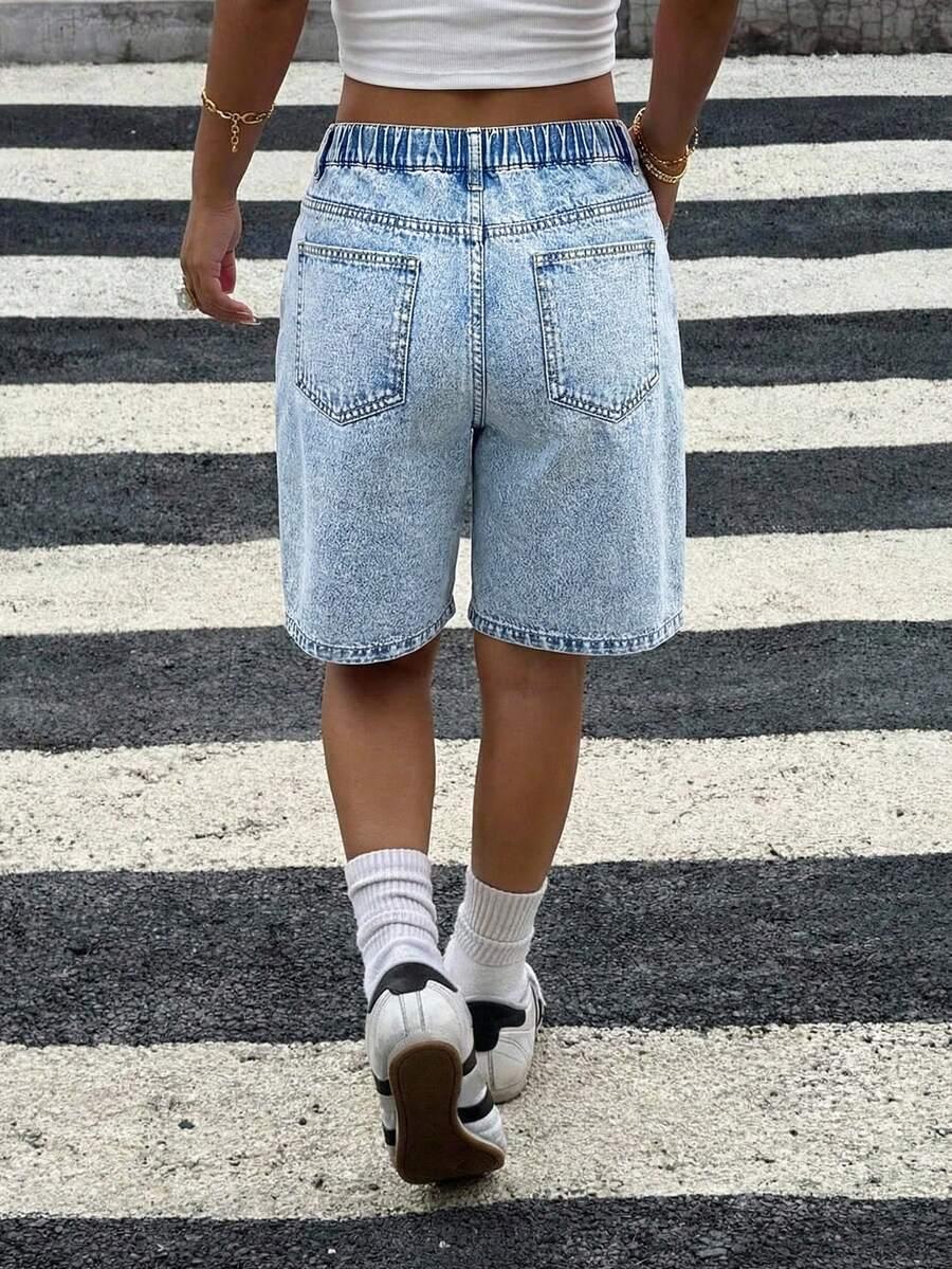 KRÓTKIE SPODENKI BERMUDY JEANS