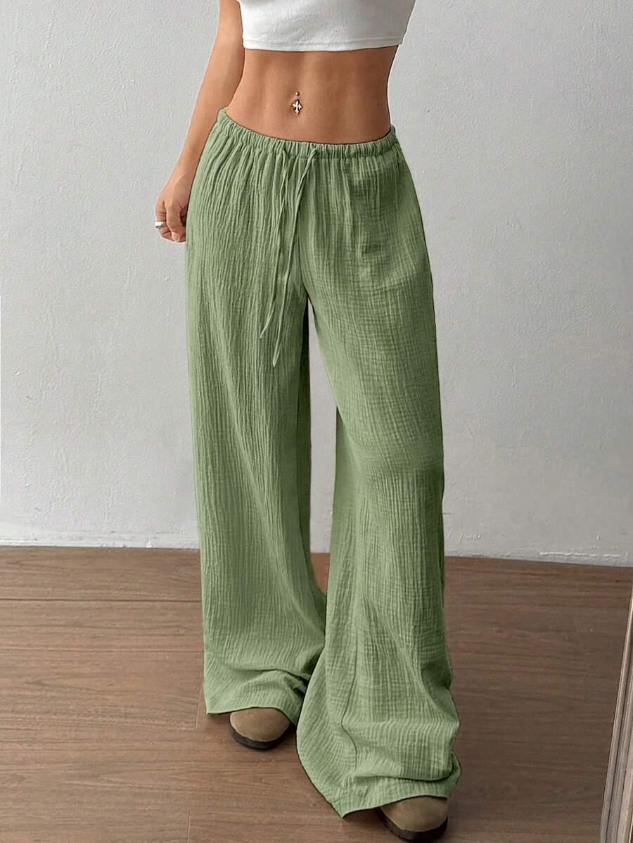zielone spodnie casual