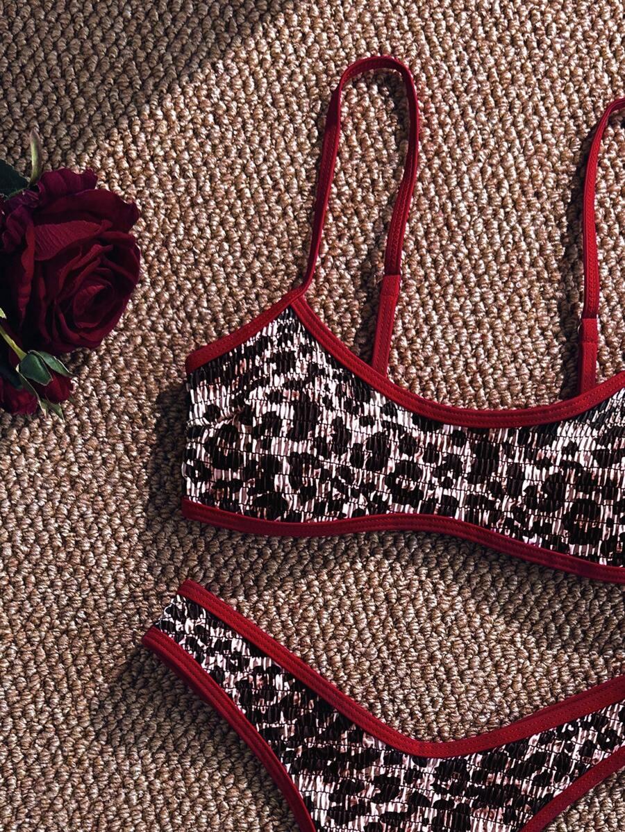 DWUCZĘŚCIOWY STRÓJ KĄPIELOWY ANIMAL PRINT