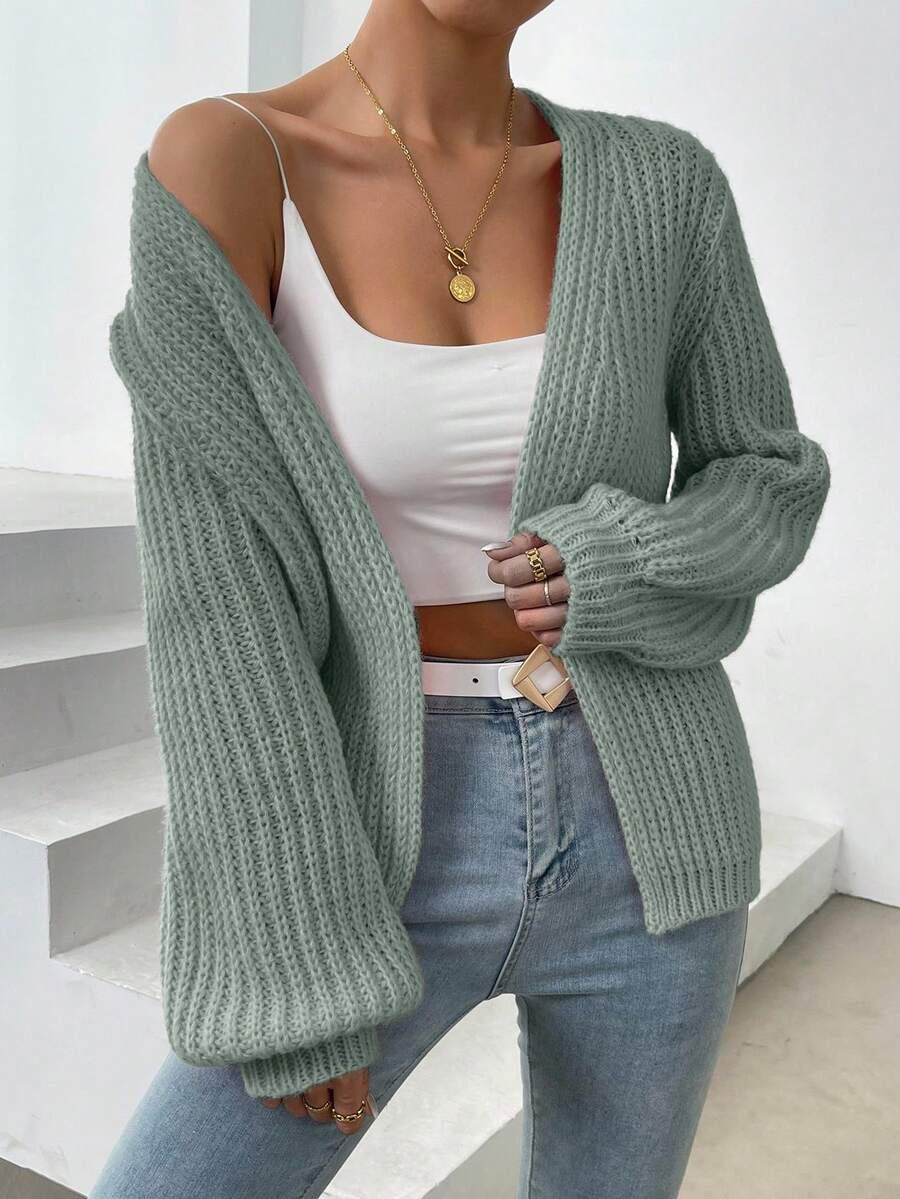 różowy SWETER narzutka