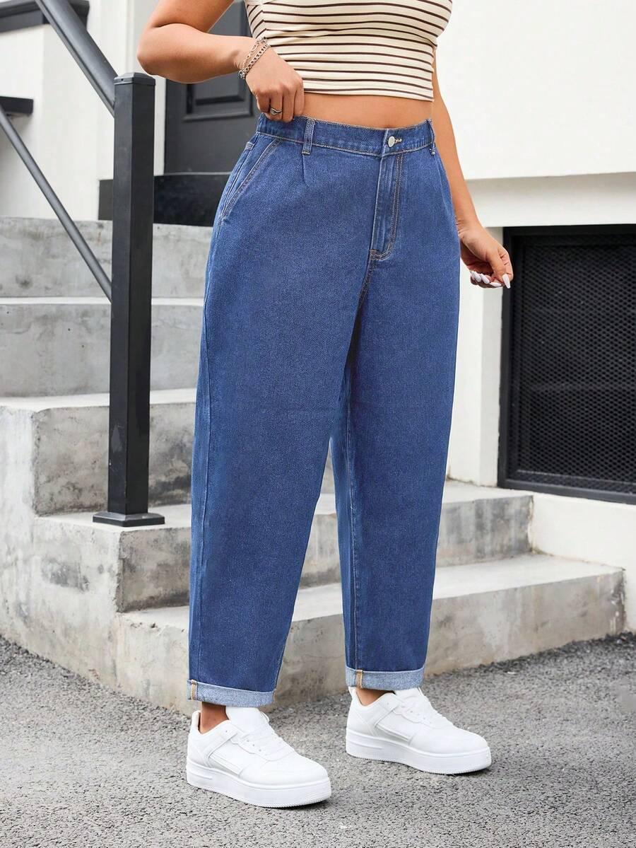 SPODNIE JEANS WYSOKI STAN