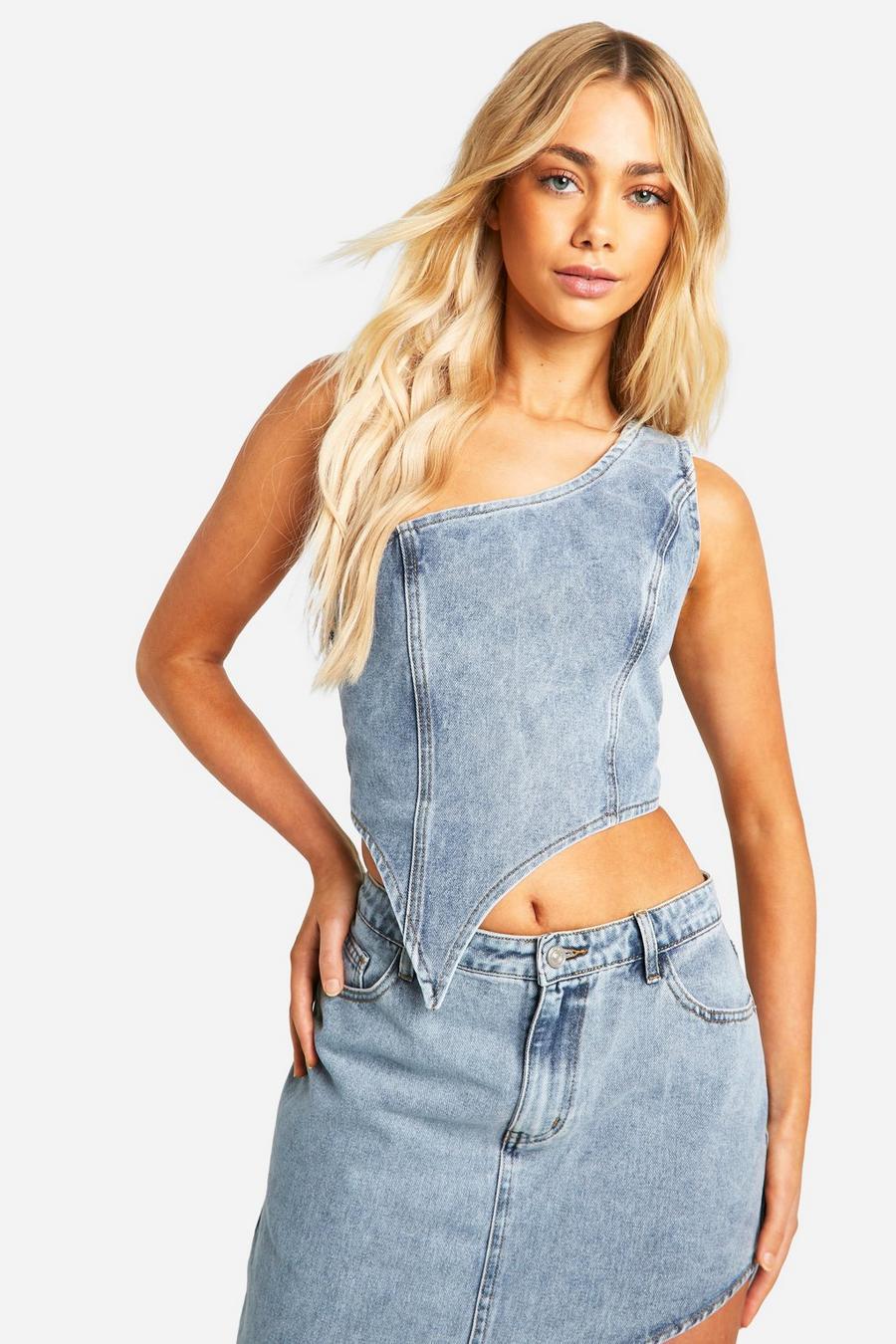 TOP JEANSOWY DAMSKI