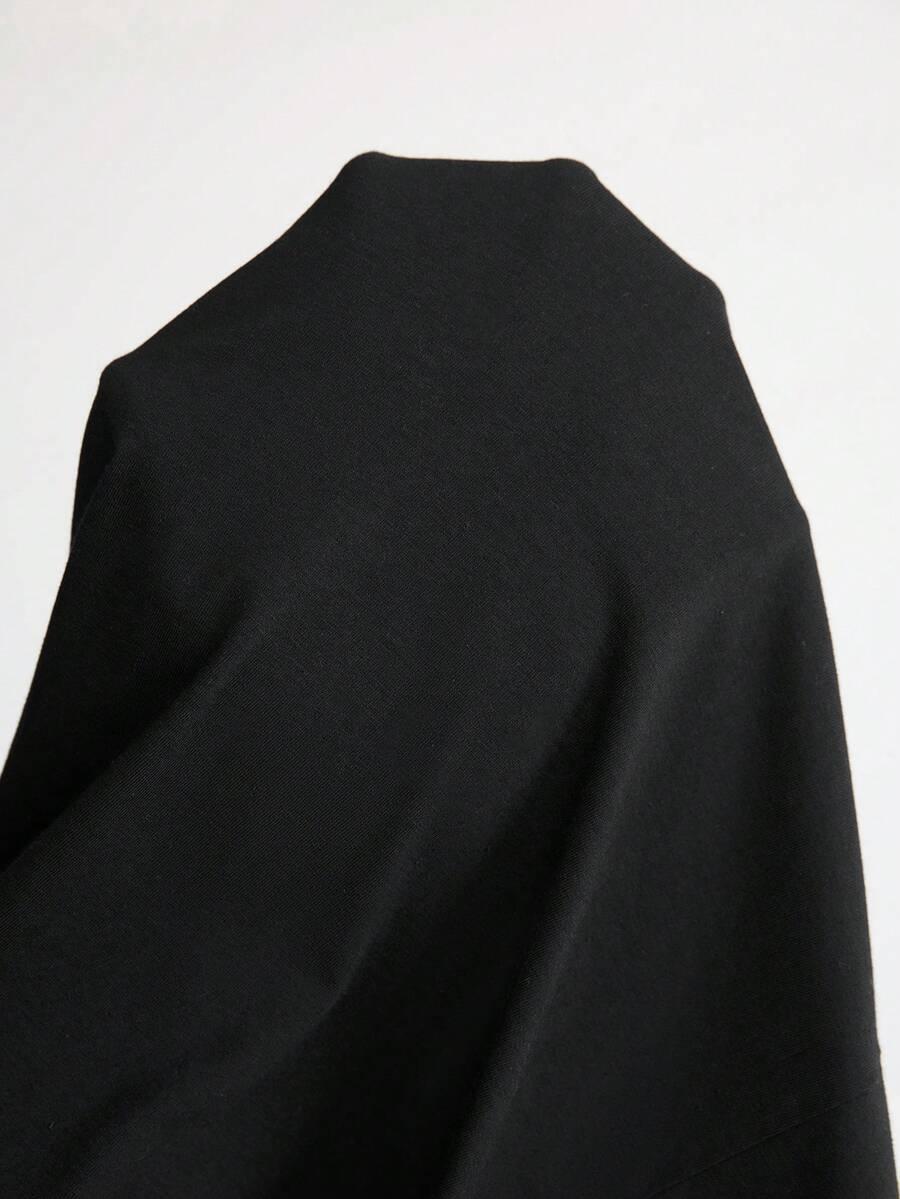 czarna sukienka oversize