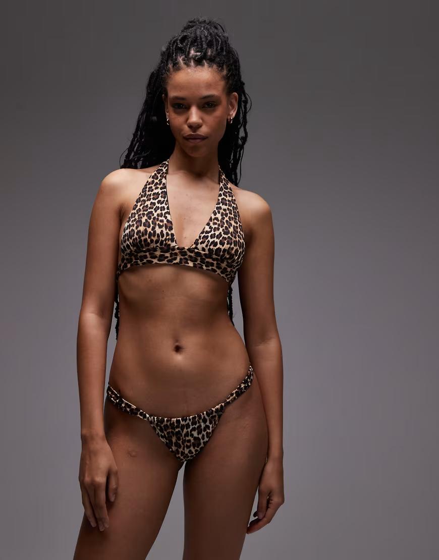dół od bikini animal print