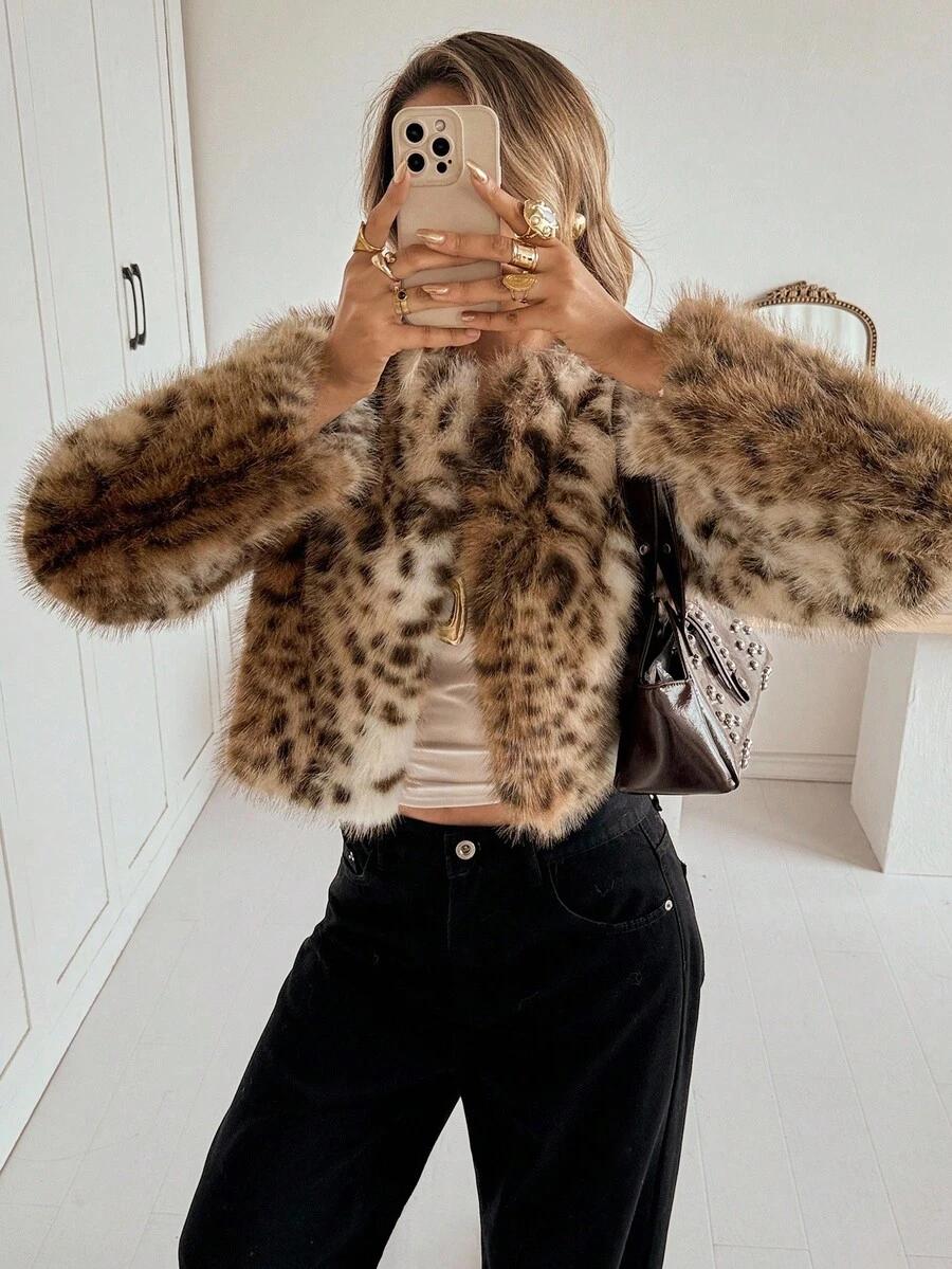 sztuczne futro animal print