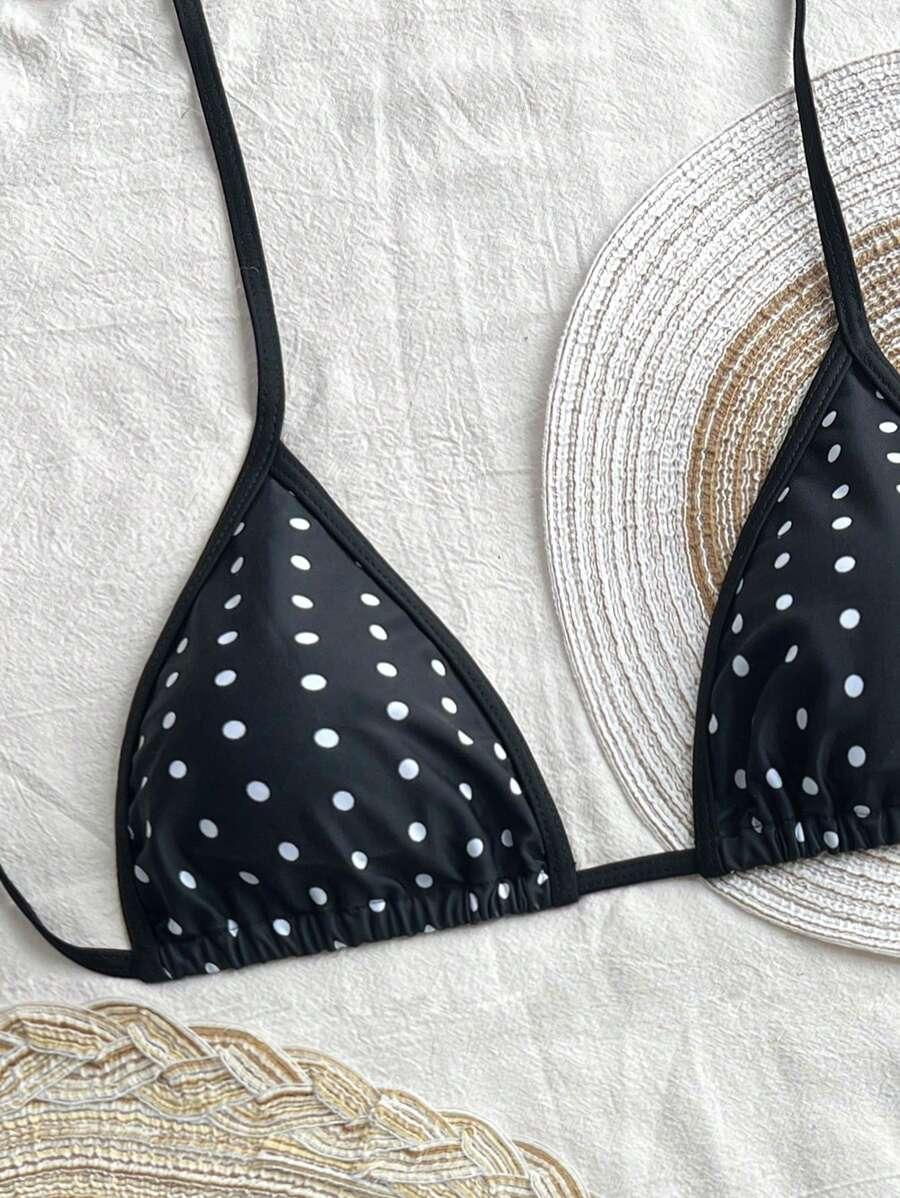 dół od bikini groszki