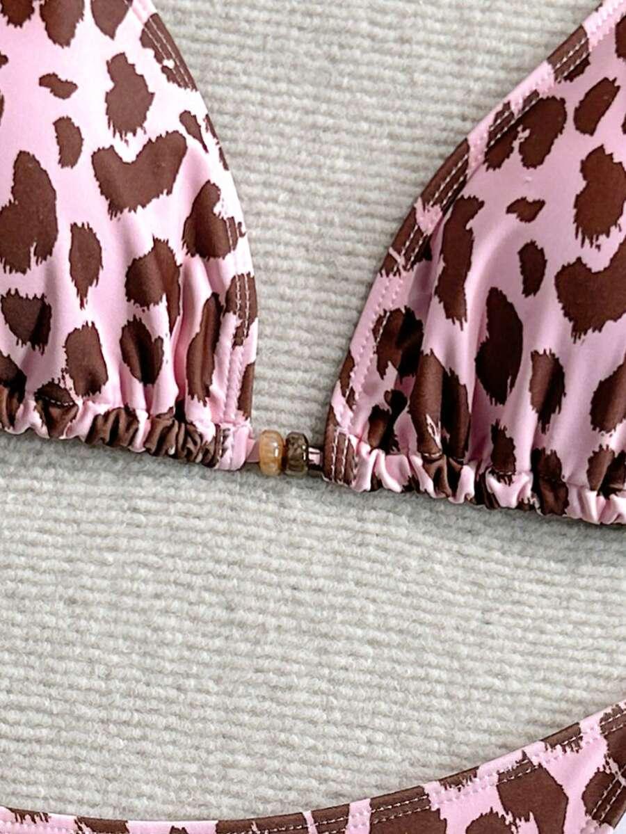 DWUCZĘŚCIOWY STRÓJ KĄPIELOWY ANIMAL PRINT