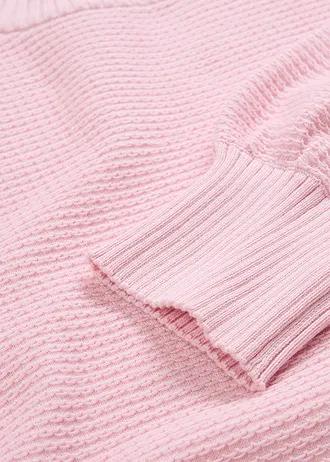 RÓŻOWY SWETER CASUAL 