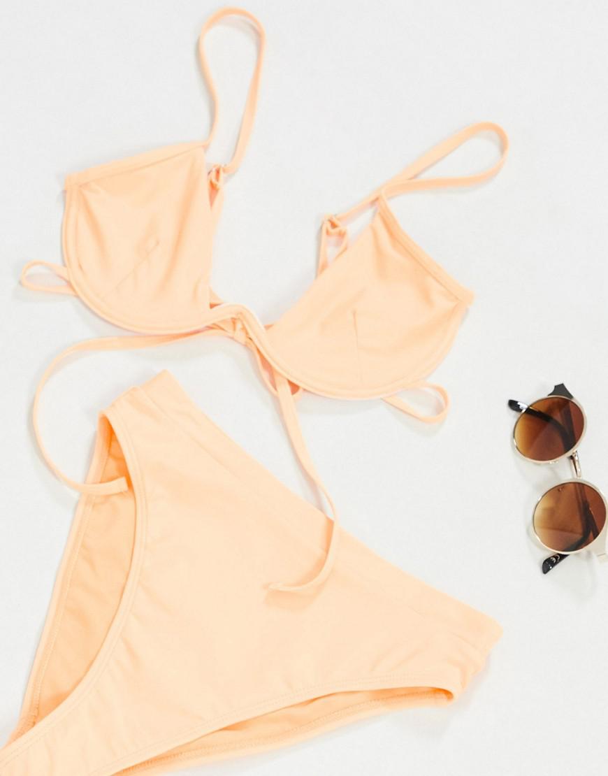 POMARAŃCZOWY TOP OD BIKINI 