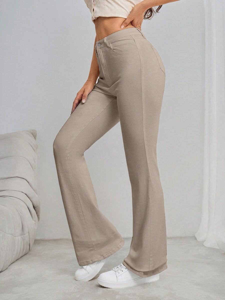 SPODNIE JEANSOWE FLARE