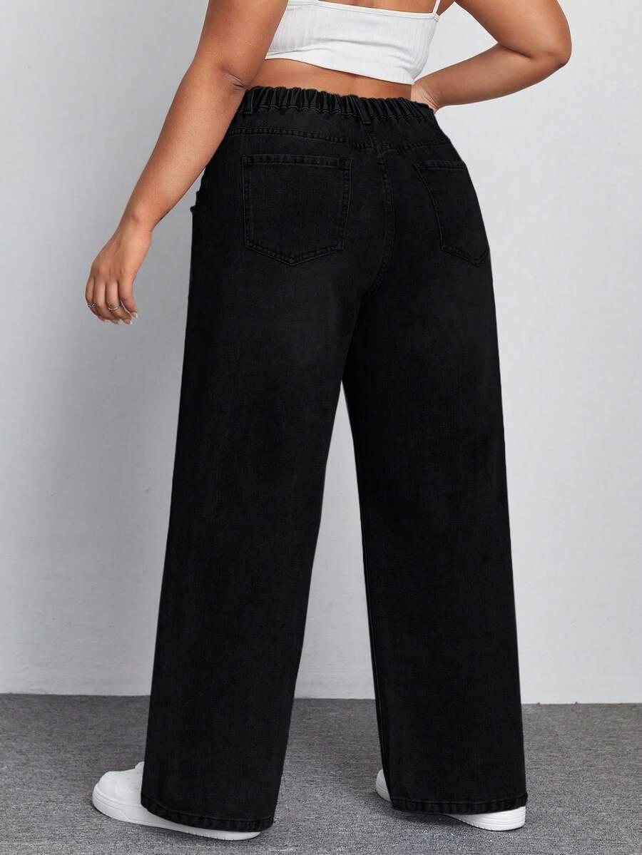 czarne spodnie jeans