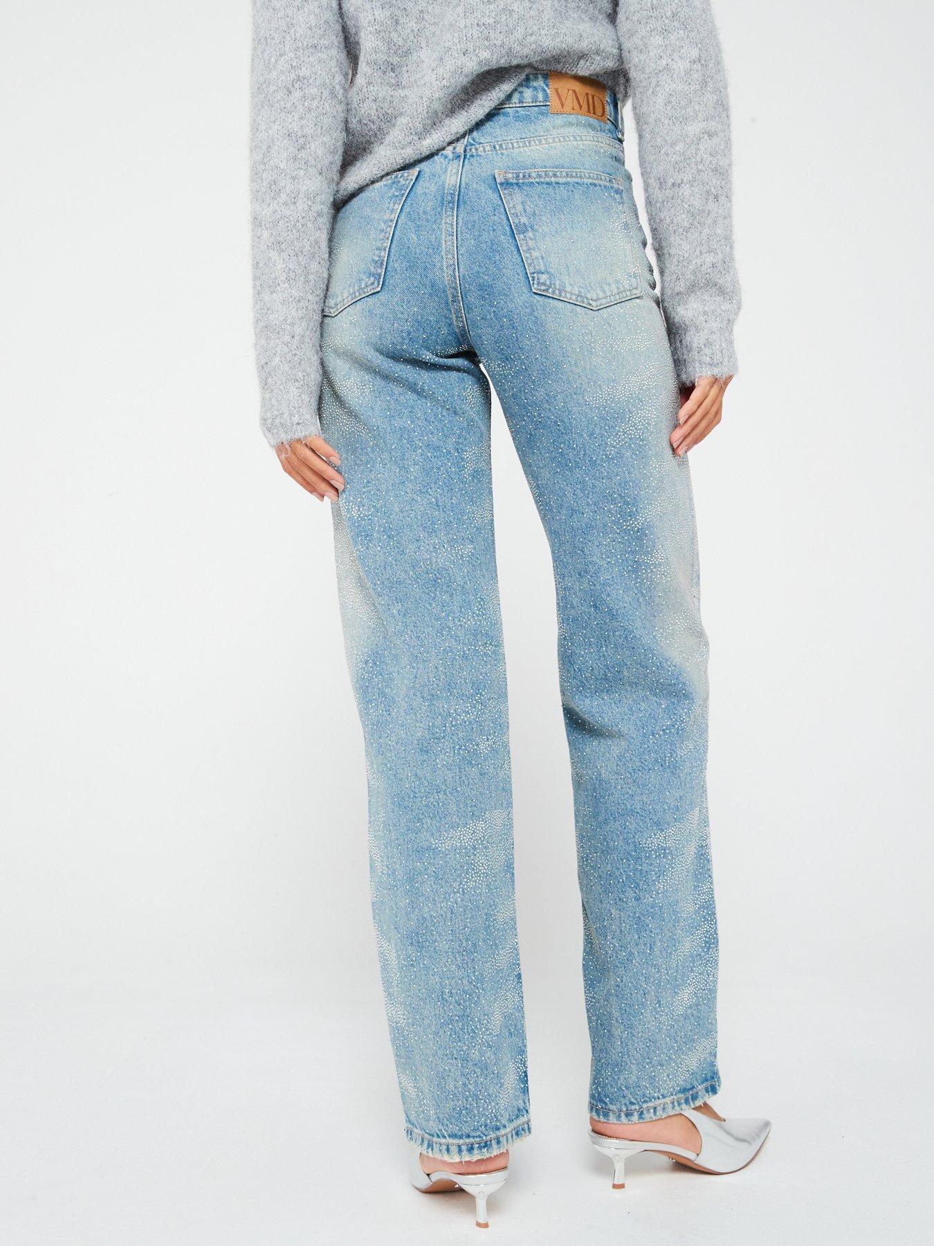 VERO MODA JEANSY WIDE LEG HIGH RISE