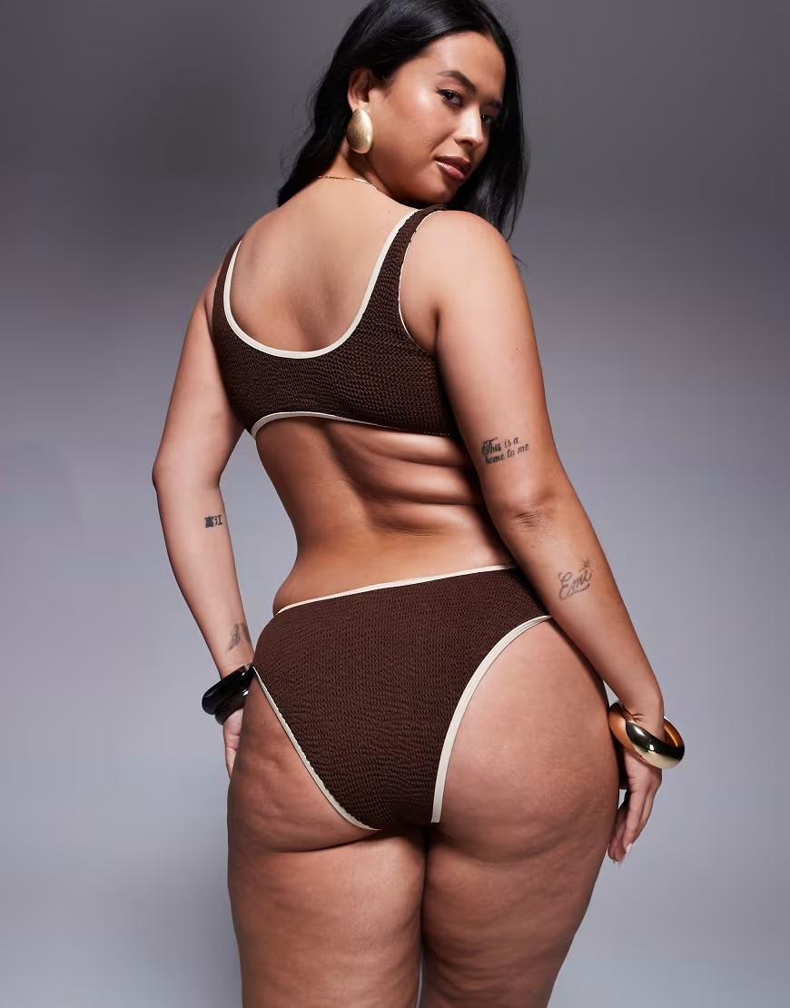 BRĄZOWY DÓŁ OD BIKINI