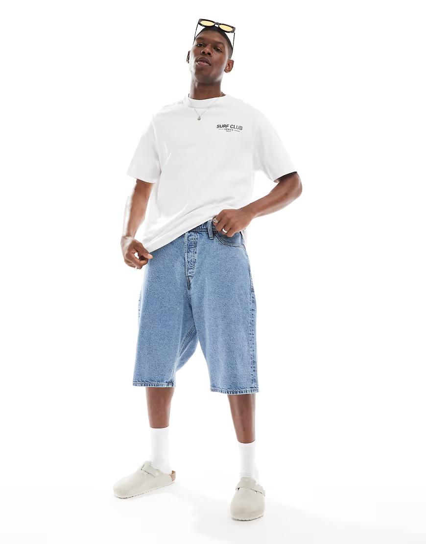 NIEBIESKIE SPODENKI JEANS