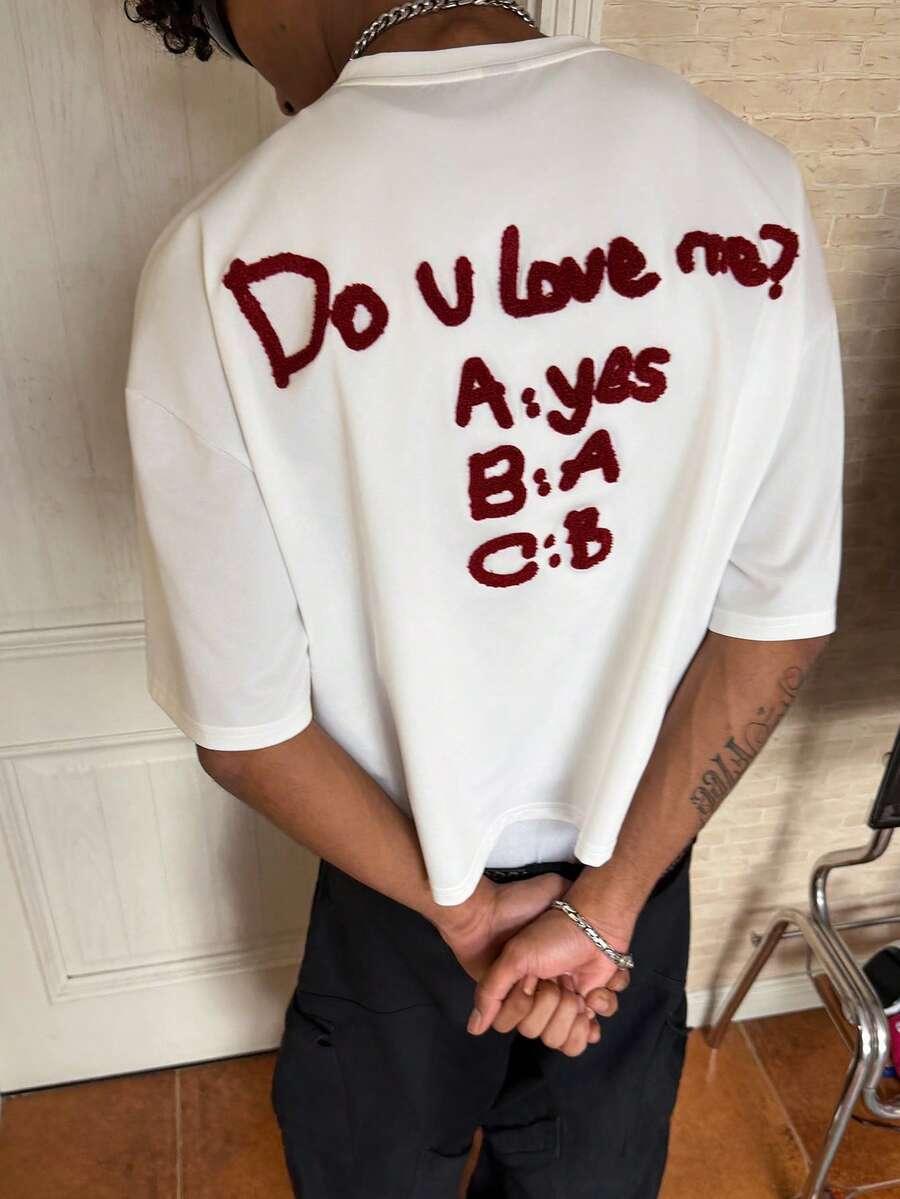 biały t-shirt nadruk