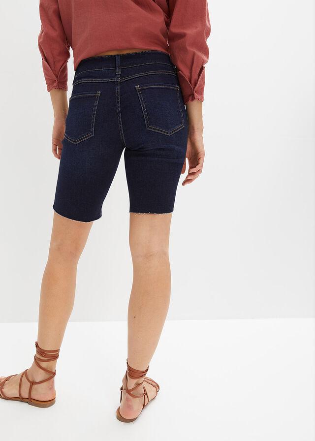 BERMUDY JEANSOWE Z DZIURAMI