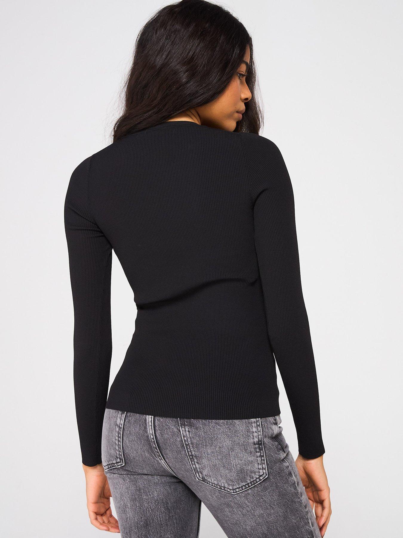 MOSCHINO JEANS BLUZKA Z DŁUGIM RĘKAWEM K1A0937