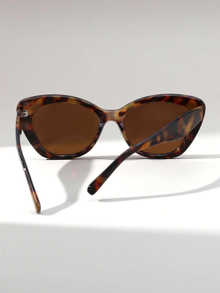 okulary przeciwsłoneczne leopard print