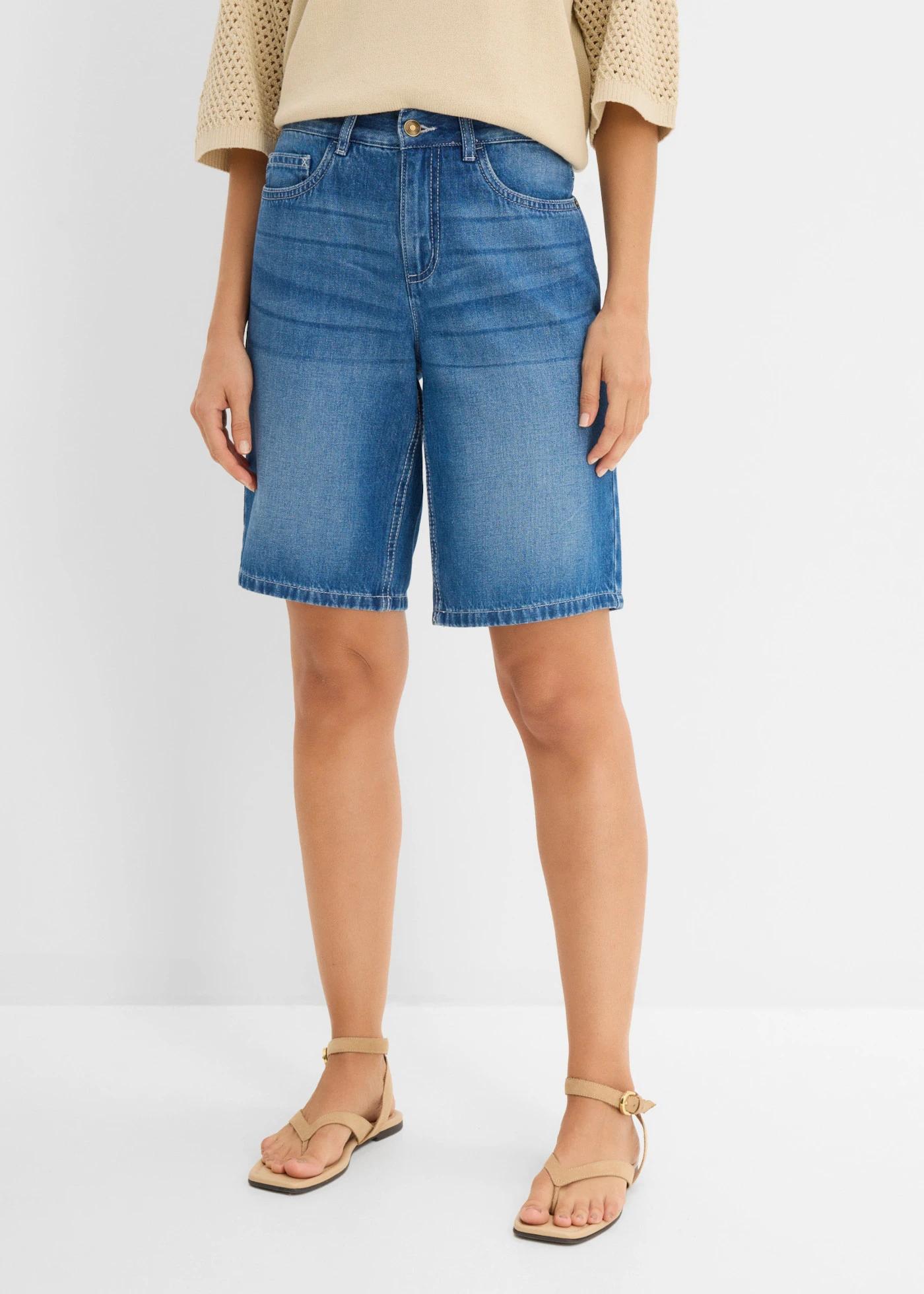 BERMUDY JEANSOWE DAMSKIE