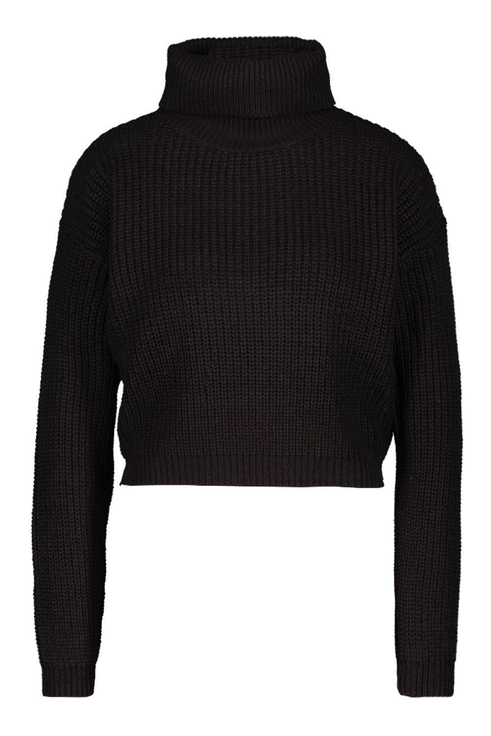 KRÓTKI SWETER Z GOLFEM 