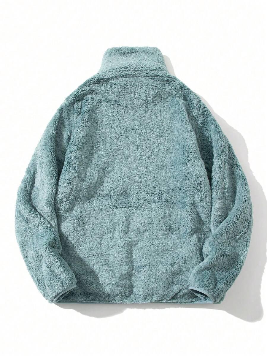 niebieska bluza zamek