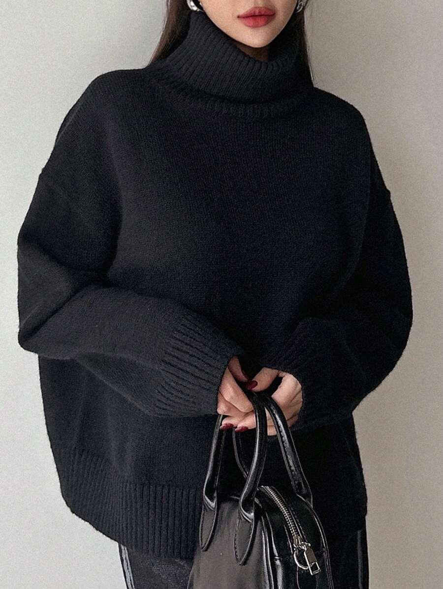 CZARNY SWETER GOLF