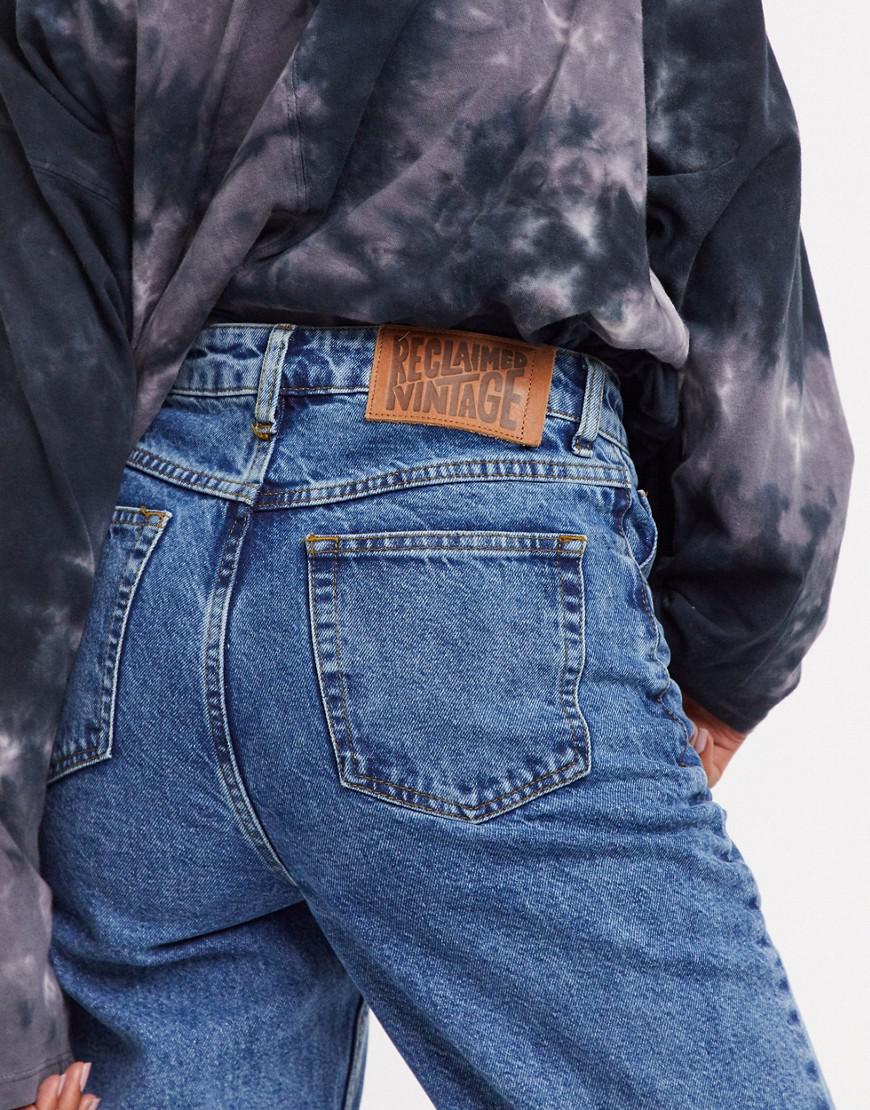 SPODNIE MOM JEANS WYSOKI STAN