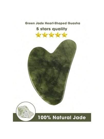 zielony kamień Gua Sha do masażu 