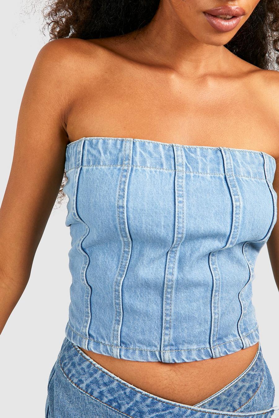 TOP JEANSOWY DAMSKI