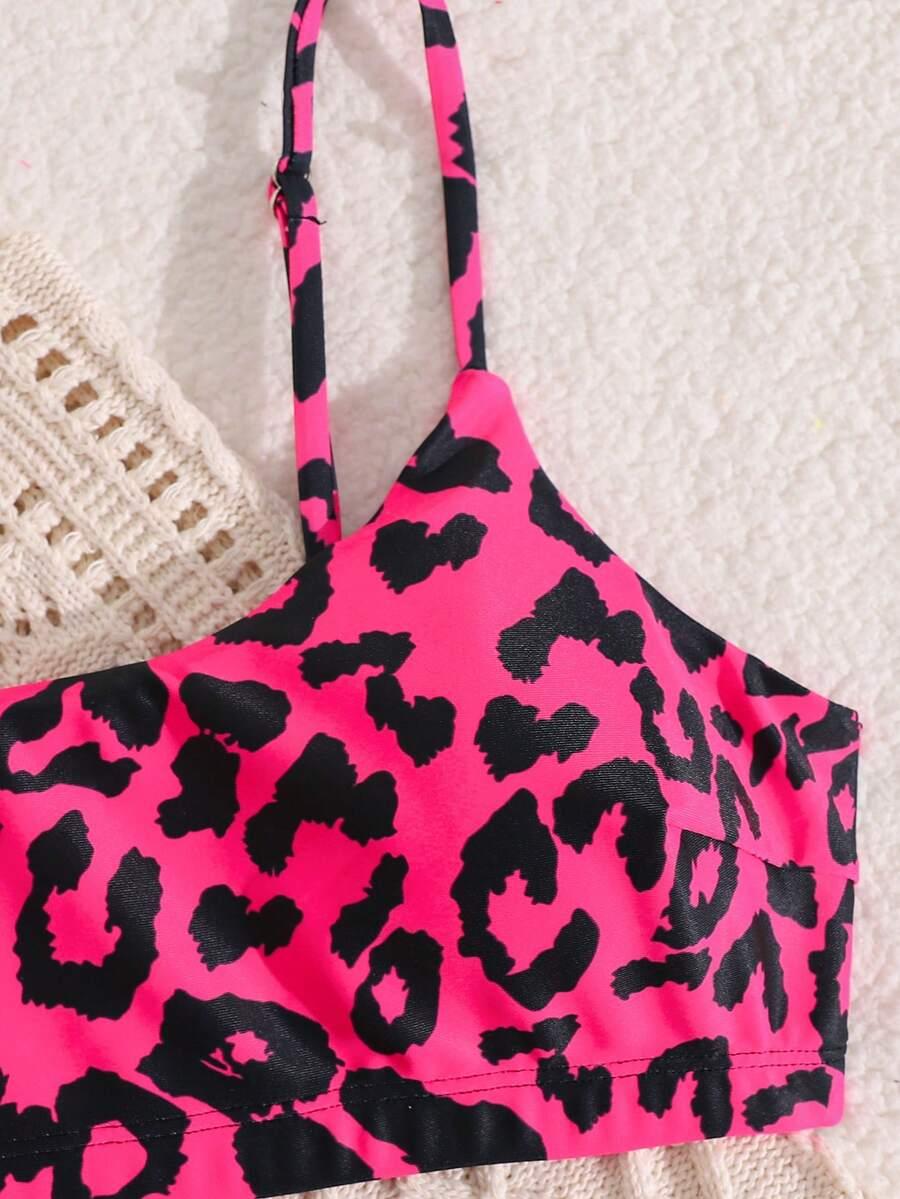 DWUCZĘŚCIOWY STRÓJ KĄPIELOWY ANIMAL PRINT