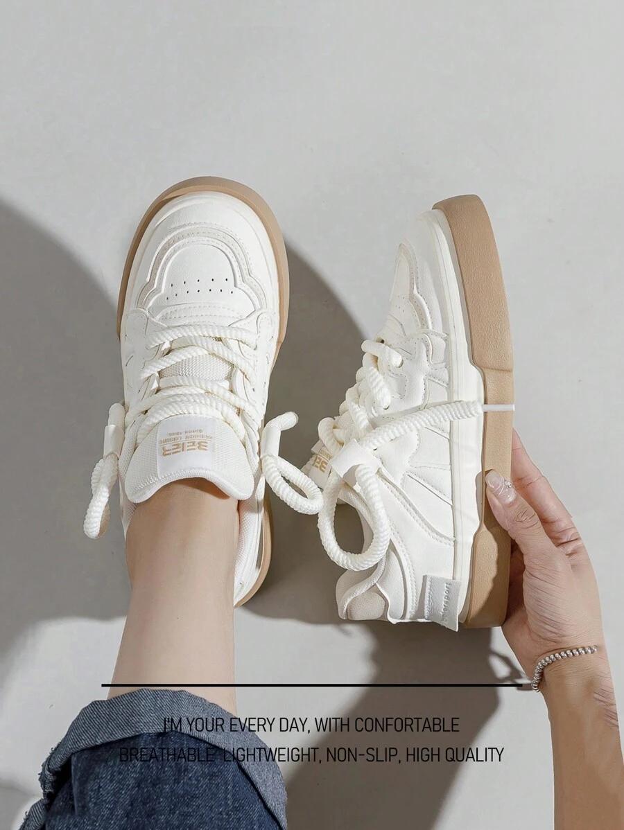 KREMOWE BUTY SPORTOWE