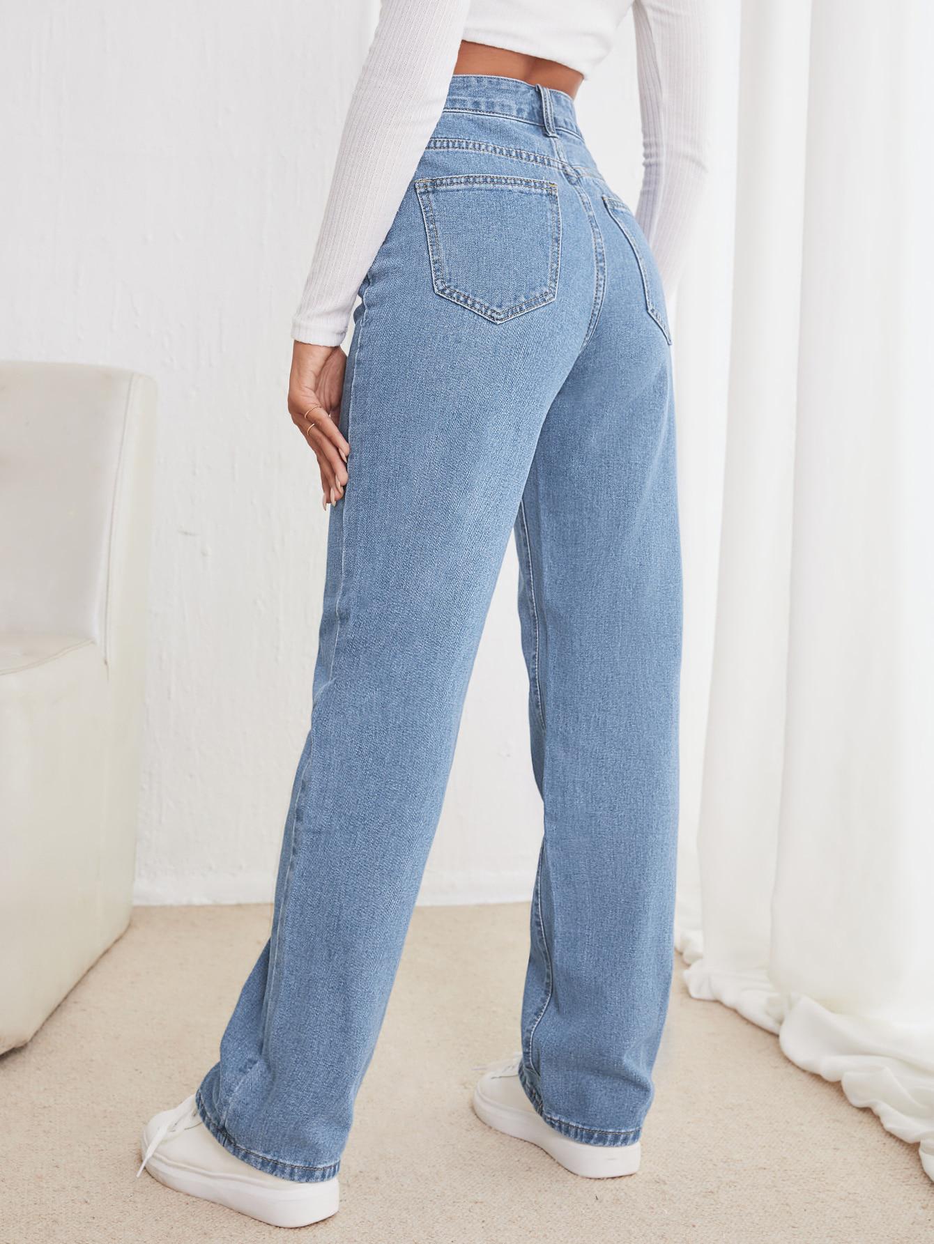 NIEBIESKIE SPODNIE JEANS