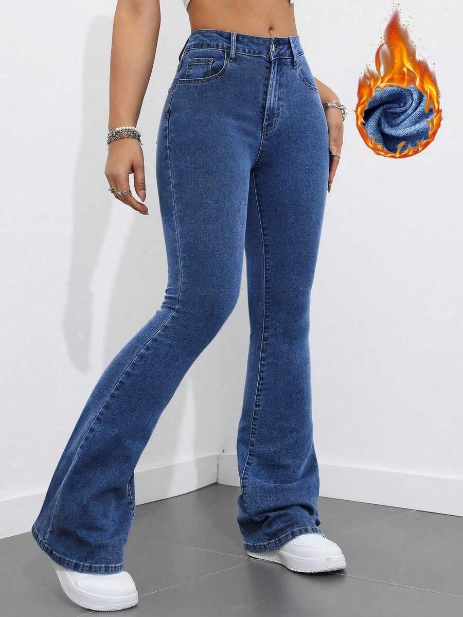 NIEBIESKIE SPODNIE JEANS