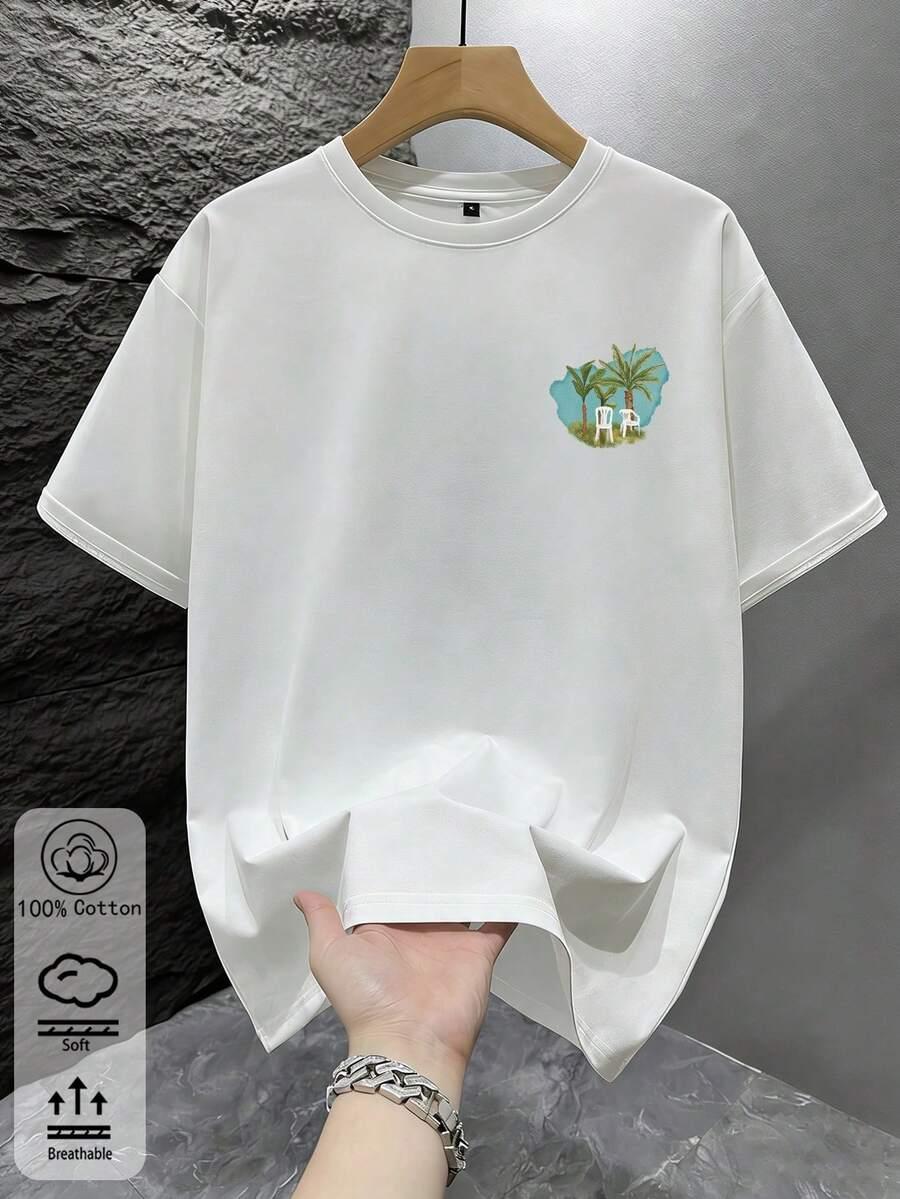 T-SHIRT MĘSKI Z NADRUKIEM