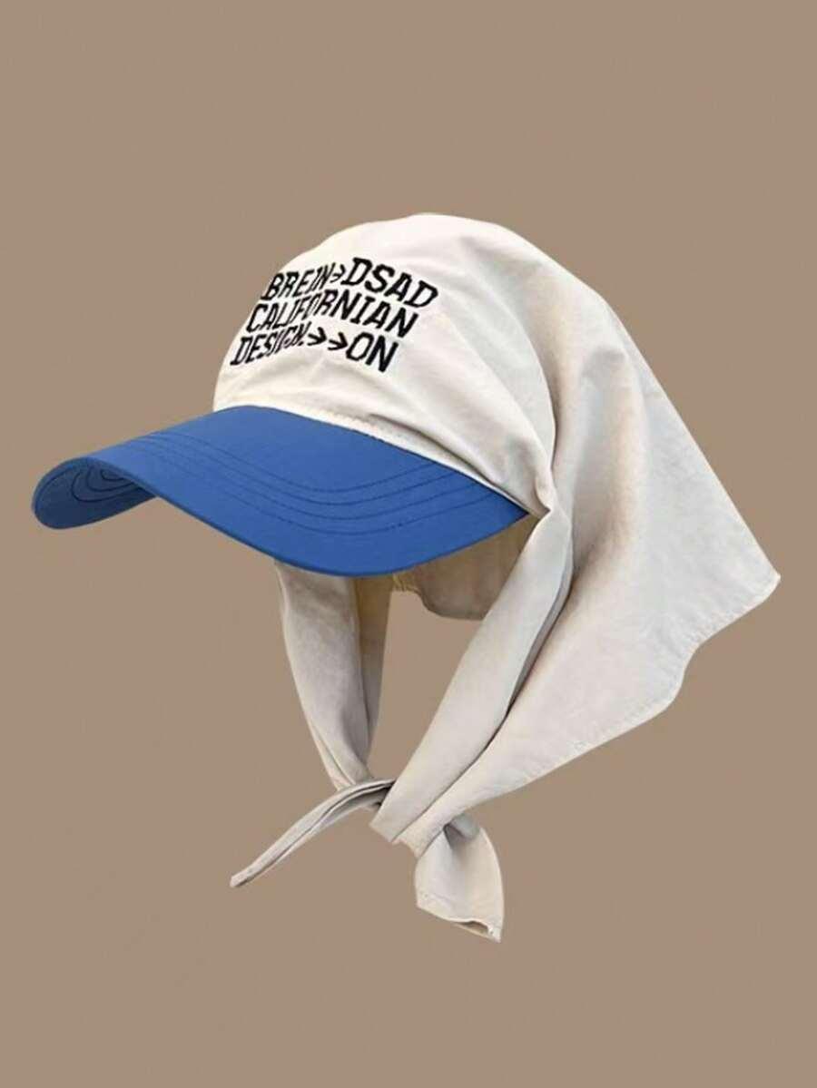 WIĄZANA OPASKA NA GŁOWĘ Z DASZKIEM